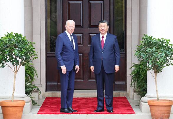 习近平同美国总统拜登举行中美元首会晤2